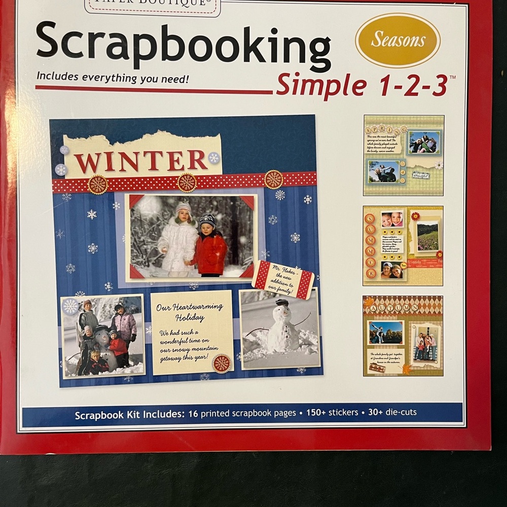 Scrapbooking kit Winter